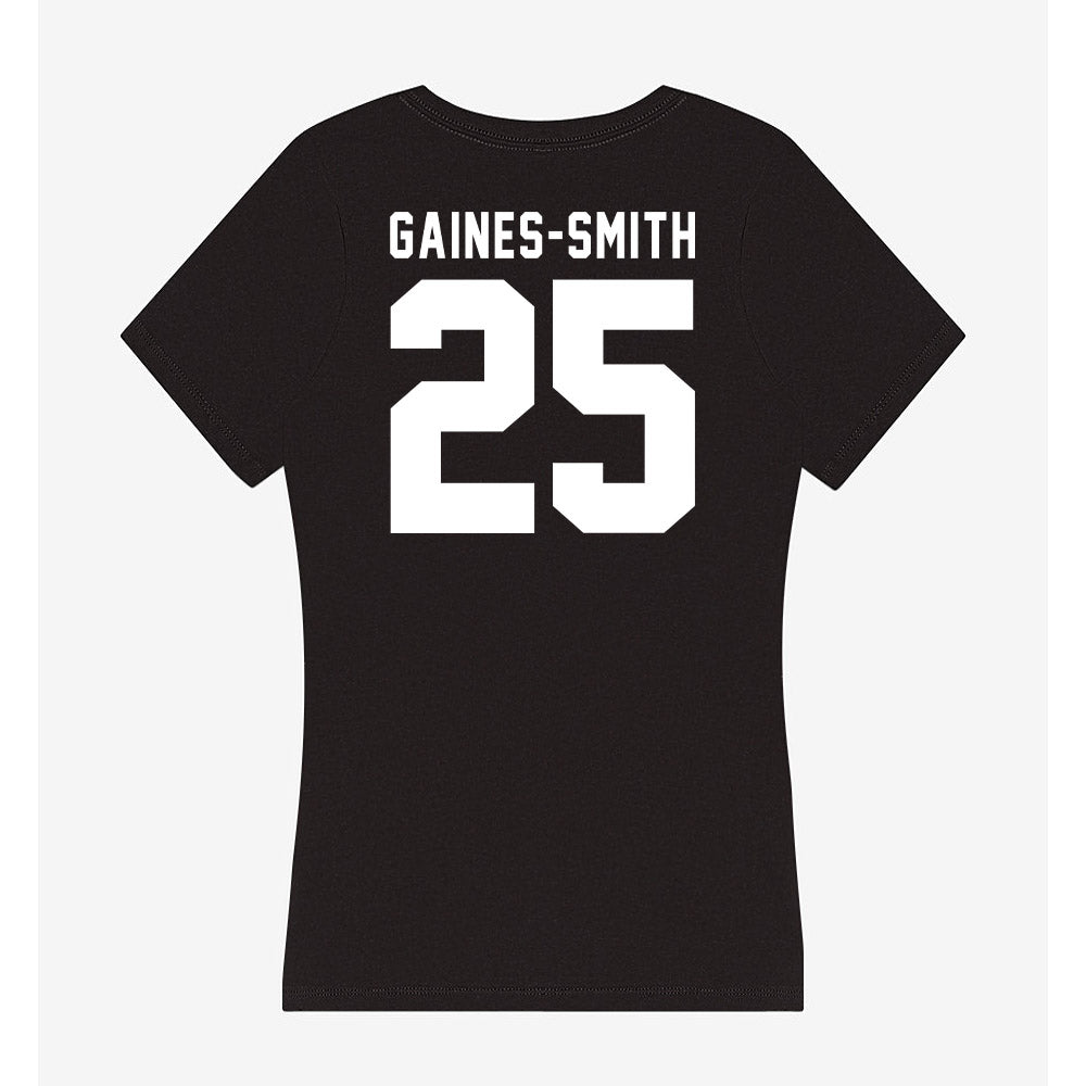 SHSU - NCAA Football : Ah'Marion Gaines-Smith - Women's V-Neck T-Shirt-1