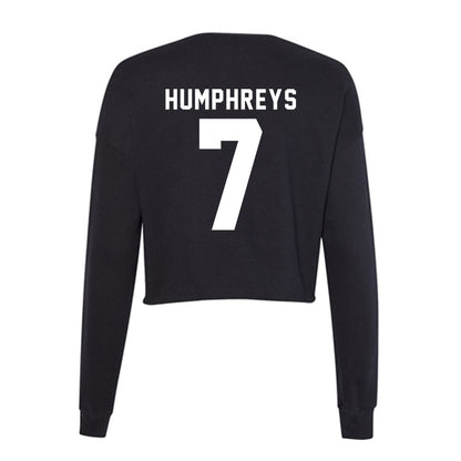 SHSU - NCAA Football : Qua’Vez Humphreys - Women's Cropped Crew Fleece-1