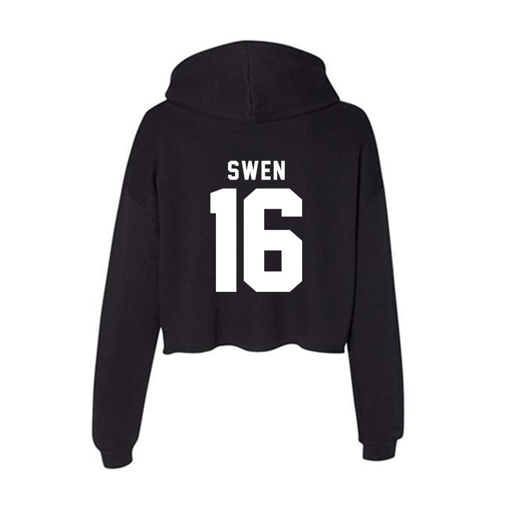 SHSU - NCAA Football : Joe Swen - Women's Crop Fleece Hoodie-1