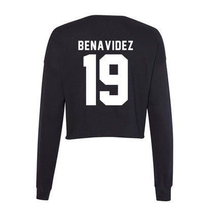 SHSU - NCAA Baseball : Chris Benavidez - Women's Cropped Crew Fleece-1