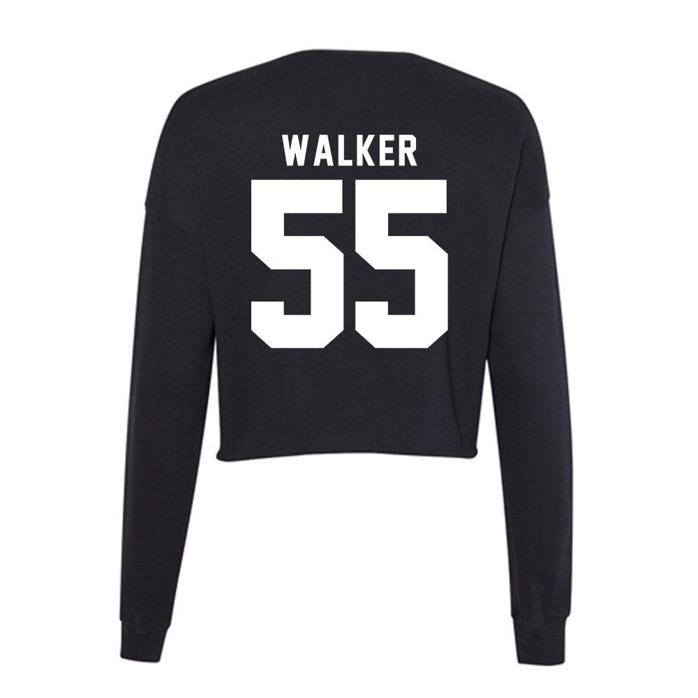 SHSU - NCAA Men's Basketball : jacob walker - Women's Cropped Crew Fleece-1