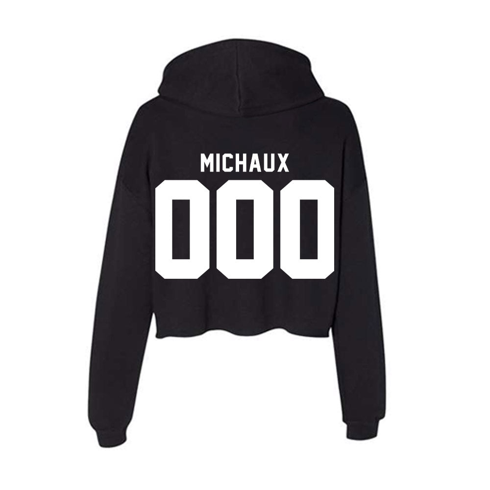 SHSU - NCAA Football : Italy Michaux - Women's Crop Fleece Hoodie-1