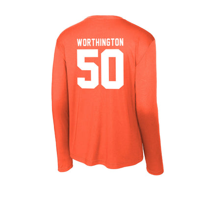 SHSU - NCAA Football : Cole Worthington - Activewear Long Sleeve T-Shirt-1