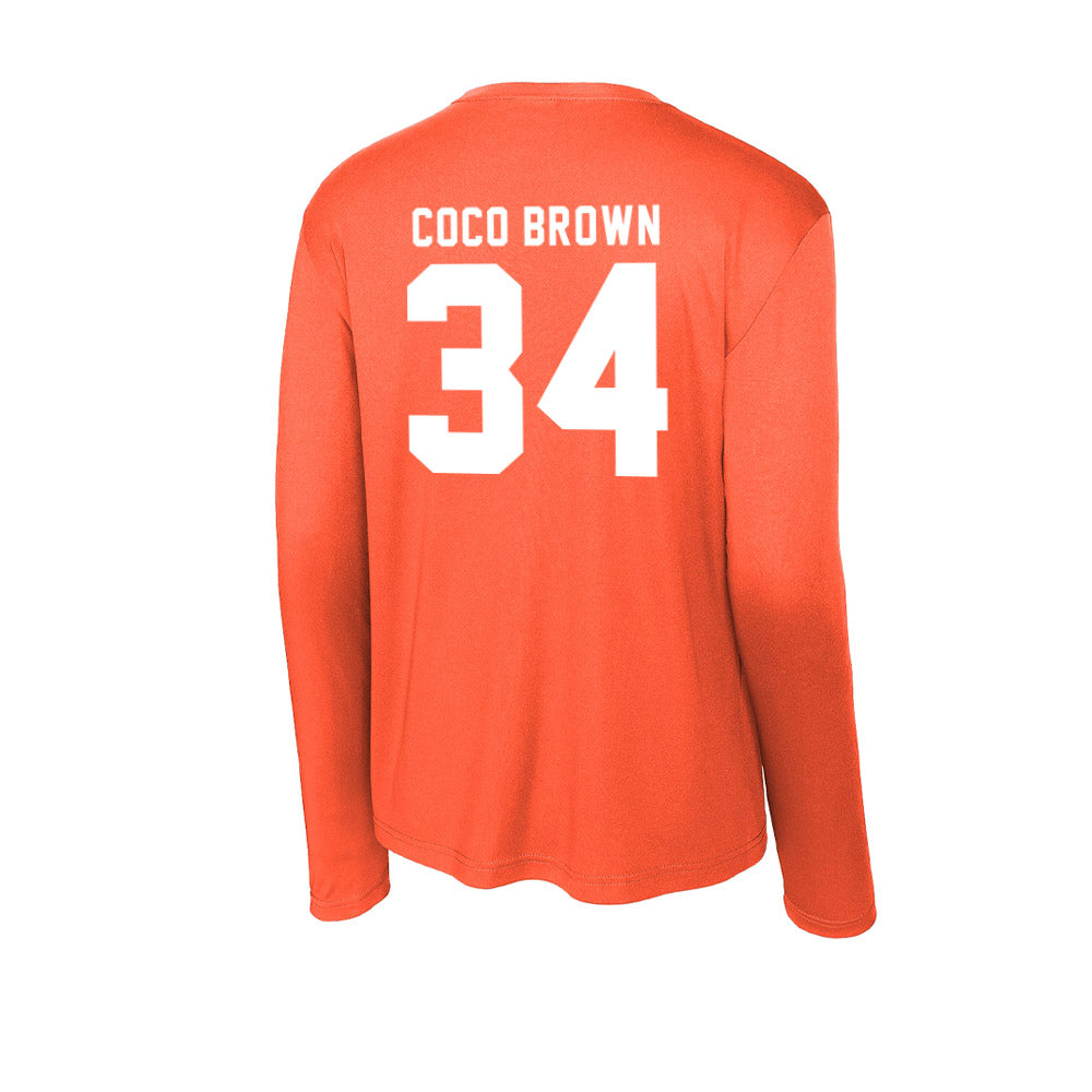 SHSU - NCAA Football : Landan "Coco" Brown - Activewear Long Sleeve T-Shirt-1