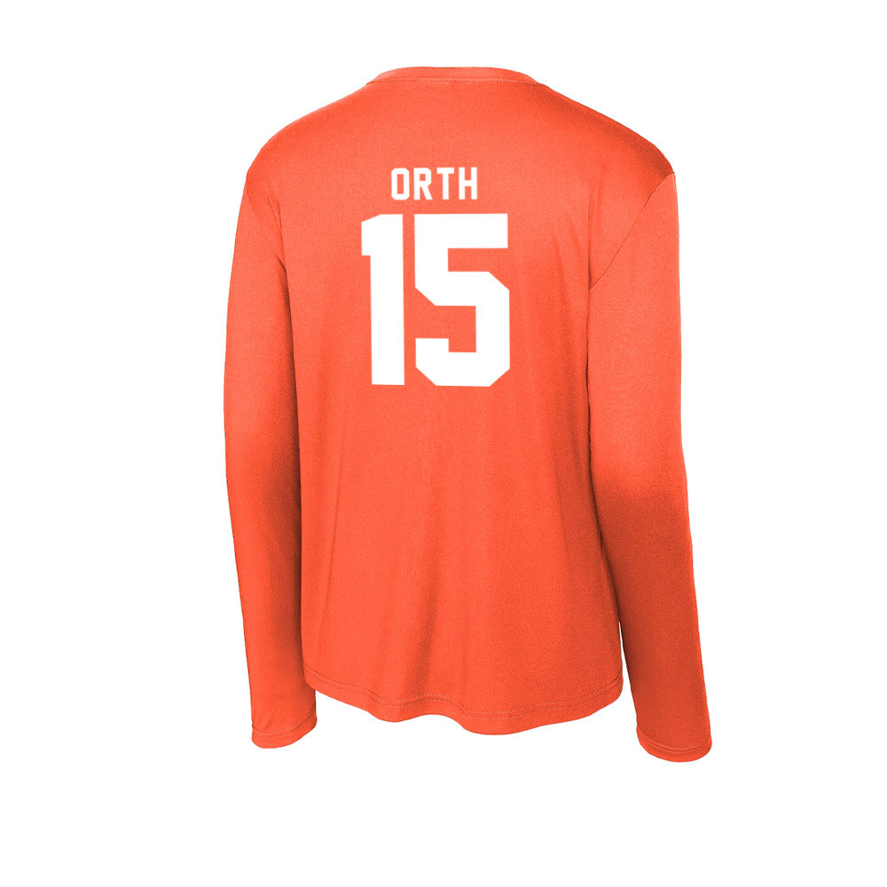 SHSU - NCAA Baseball : Kirby Orth - Activewear Long Sleeve T-Shirt-1
