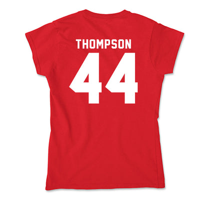 Bradley - NCAA Baseball : Gavin Thompson - Soft Style Women’s T-Shirt-1