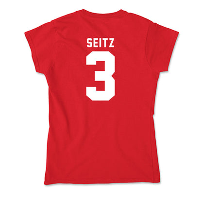 Bradley - NCAA Softball : Brynna Seitz - Soft Style Women’s T-Shirt-1