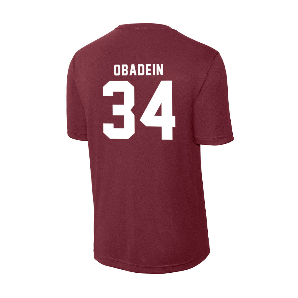 SIU Carbondale - NCAA Football : David Obadein - Activewear T-Shirt-1