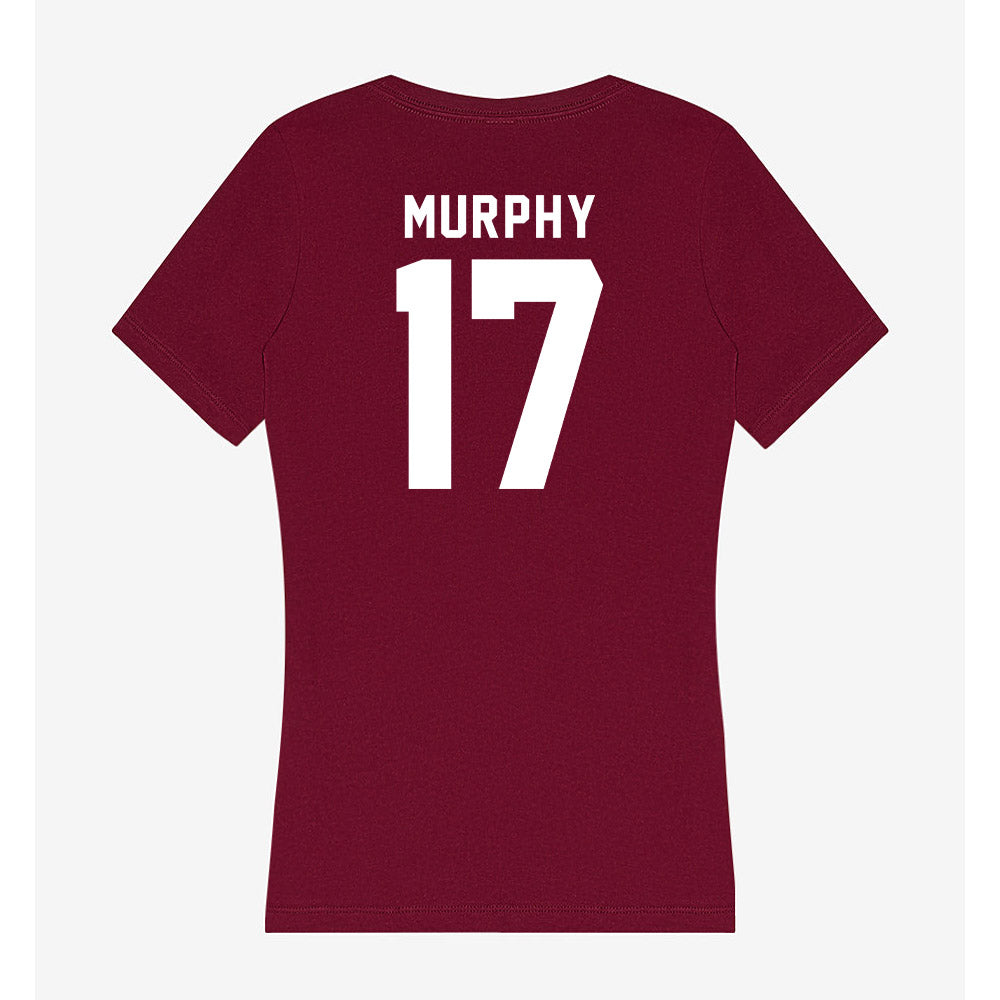SIU Carbondale - NCAA Football : Tucker Murphy - Women's V-Neck T-Shirt-1