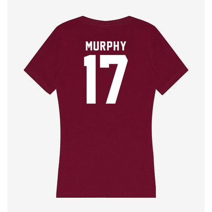 SIU Carbondale - NCAA Football : Tucker Murphy - Women's V-Neck T-Shirt-1