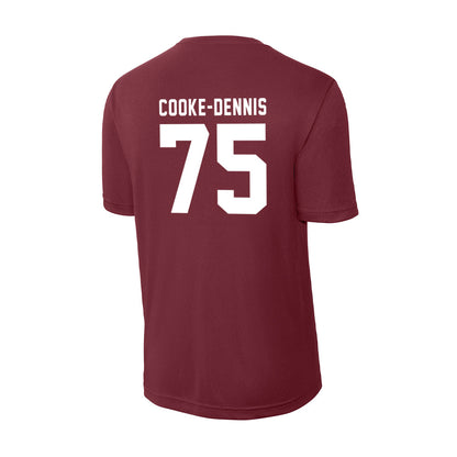 SIU Carbondale - NCAA Football : Tristan Cooke-Dennis - Activewear T-Shirt-1