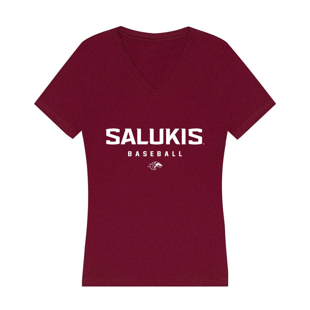 SIU Carbondale - NCAA Baseball : Grant Richars - Women's V-Neck T-Shirt-0