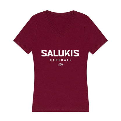 SIU Carbondale - NCAA Baseball : Grant Richars - Women's V-Neck T-Shirt-0