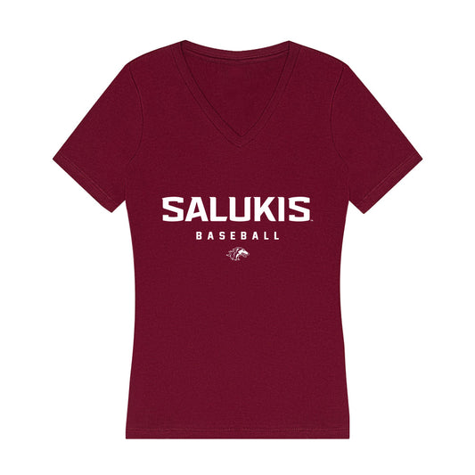 SIU Carbondale - NCAA Baseball : Grant Richars - Women's V-Neck T-Shirt-0