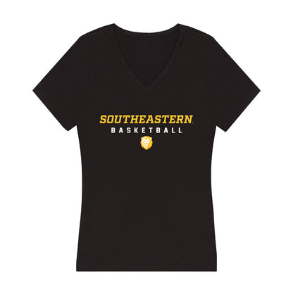 SELU - NCAA Men's Basketball : Jaiden Lawrence - Women's V-Neck T-Shirt-0