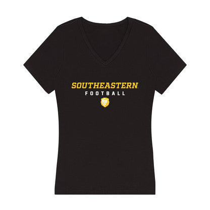 SELU - NCAA Football : Louis Gendron - Women's V-Neck T-Shirt-0