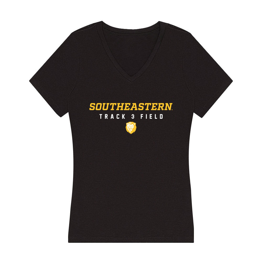 SELU - NCAA Women's Track & Field : Onyah Onyinye - Women's V-Neck T-Shirt-0