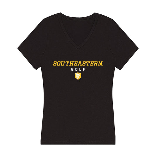 SELU - NCAA Men's Golf : Gavin Ingram - Women's V-Neck T-Shirt-0