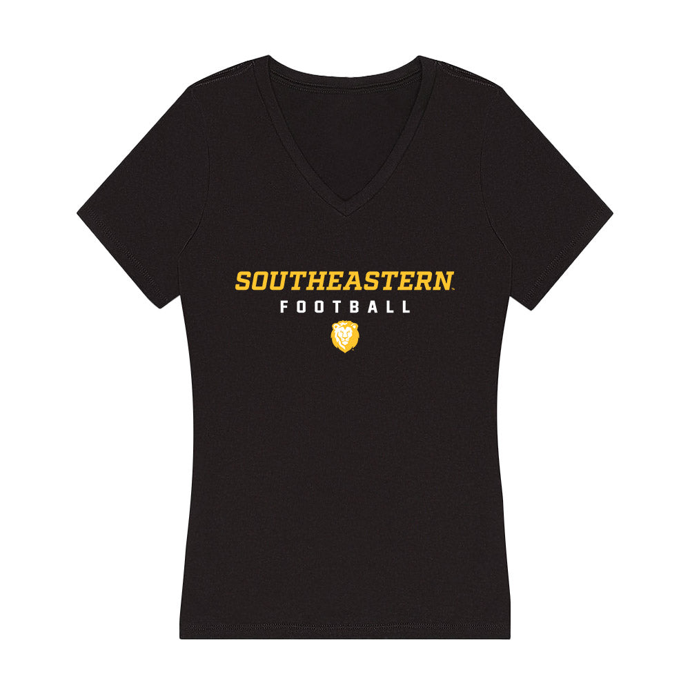 SELU - NCAA Football : Jaylon Domingeaux - Women's V-Neck T-Shirt-0
