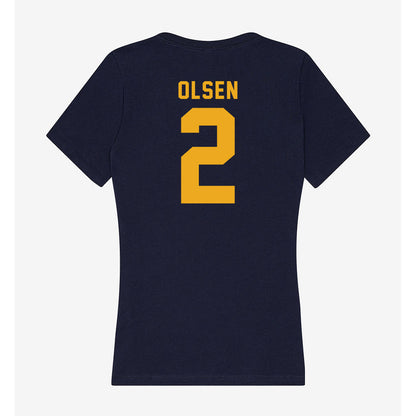 ETAMU - NCAA Softball : Emma Olsen - Women's V-Neck T-Shirt-1