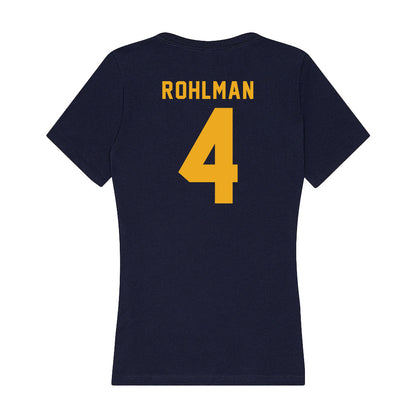  - NCAA Softball : Avery Rohlman - Women's V-Neck T-Shirt-1