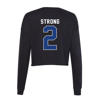 McNeese State - NCAA Football : Bryce Strong - Women's Cropped Crew Fleece-1