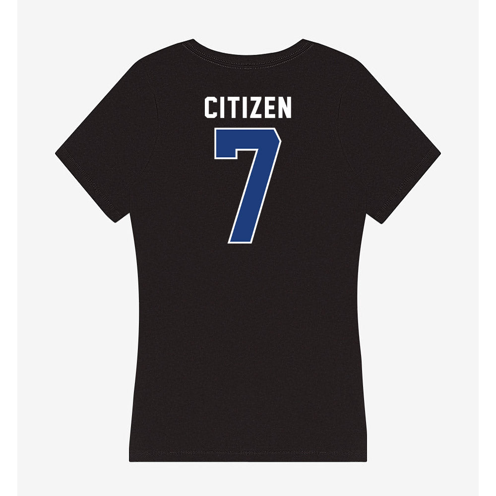 McNeese State - NCAA Football : trevonte citizen - Women's V-Neck T-Shirt-1