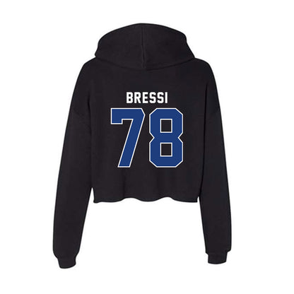McNeese State - NCAA Football : William Bressi - Women's Crop Fleece Hoodie-1