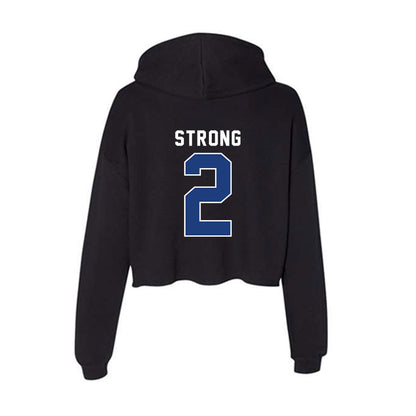 McNeese State - NCAA Football : Bryce Strong - Women's Crop Fleece Hoodie-1