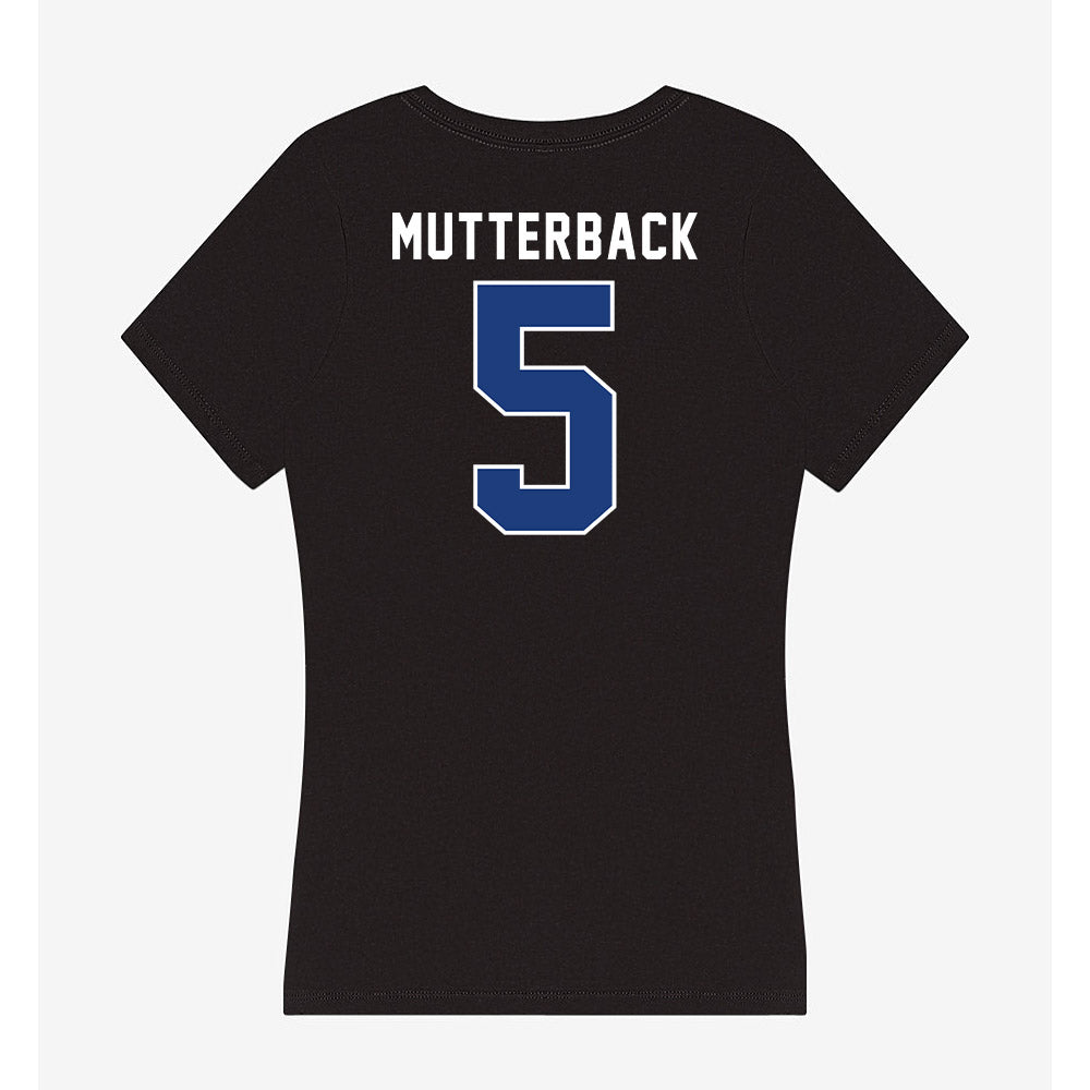 McNeese State - NCAA Women's Volleyball : Maleah Mutterback - Women's V-Neck T-Shirt-1