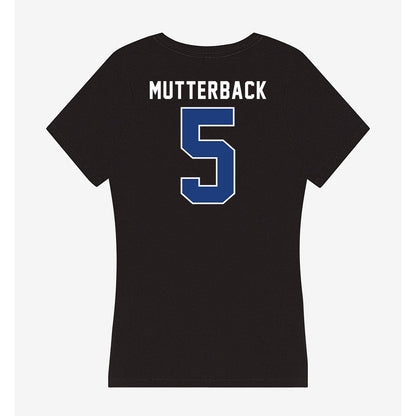 McNeese State - NCAA Women's Volleyball : Maleah Mutterback - Women's V-Neck T-Shirt-1