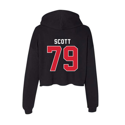 Eastern Washington - NCAA Football : Dylan Scott - Women's Crop Fleece Hoodie-1