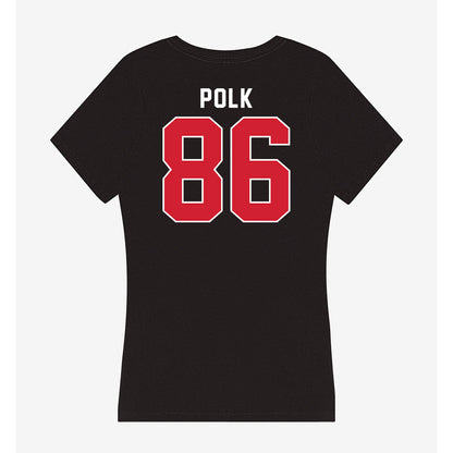 Eastern Washington - NCAA Football : Jeremiah Polk - Women's V-Neck T-Shirt-1
