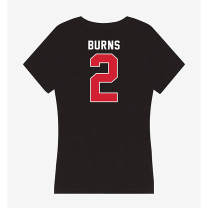 Eastern Washington - NCAA Women's Volleyball : Olivia Burns - Women's V-Neck T-Shirt-1