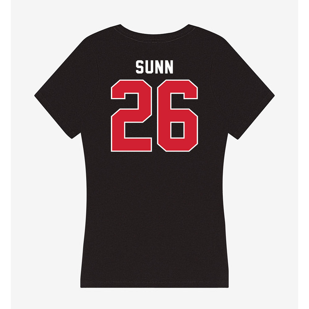 Eastern Washington - NCAA Football : Read Sunn - Women's V-Neck T-Shirt-1