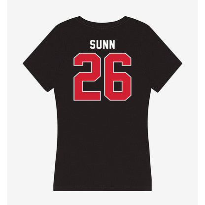 Eastern Washington - NCAA Football : Read Sunn - Women's V-Neck T-Shirt-1