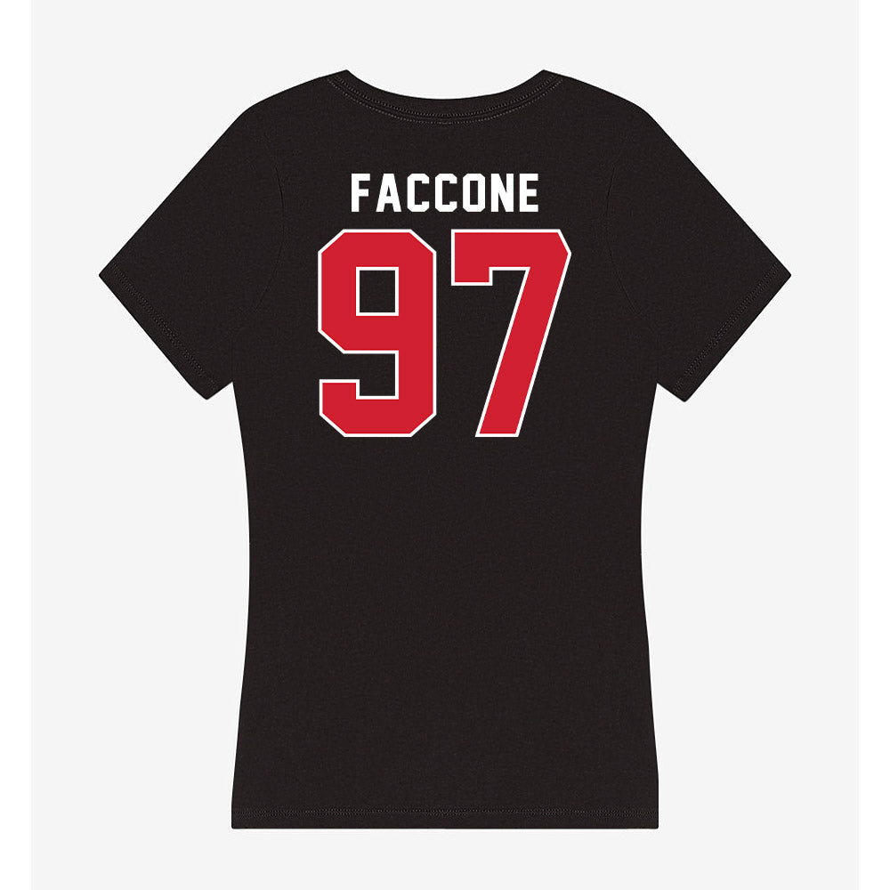 Eastern Washington - NCAA Football : Luke Faccone - Women's V-Neck T-Shirt-1