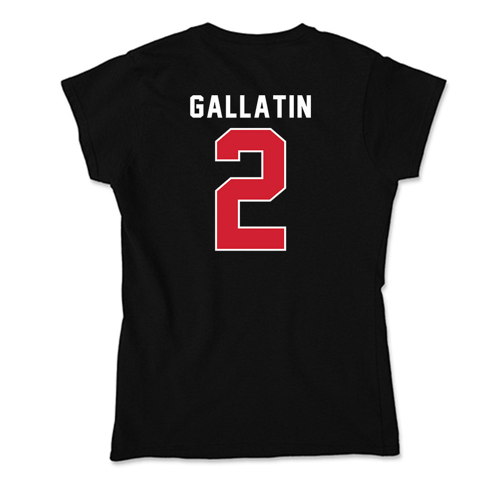Eastern Washington - NCAA Women's Basketball : Ella Gallatin - Soft Style Women’s T-Shirt-1