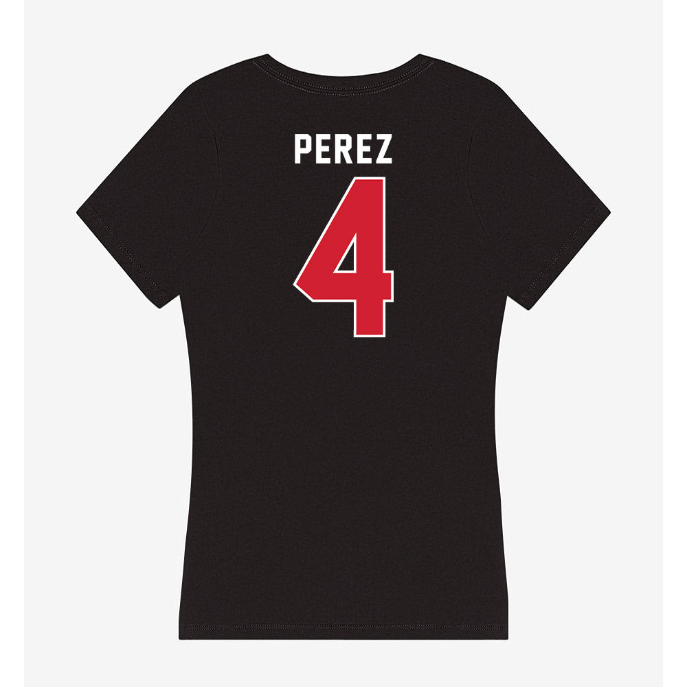 Eastern Washington - NCAA Football : Isaiah Perez - Women's V-Neck T-Shirt-1