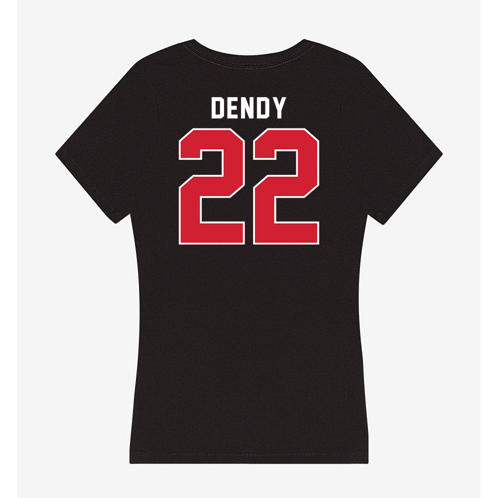 Eastern Washington - NCAA Football : Amir Dendy - Women's V-Neck T-Shirt-1