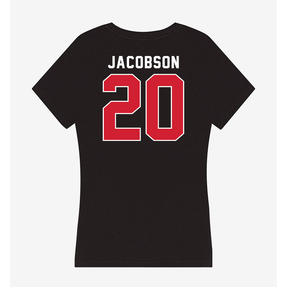 Eastern Washington - NCAA Football : Tyson Jacobson - Women's V-Neck T-Shirt-1