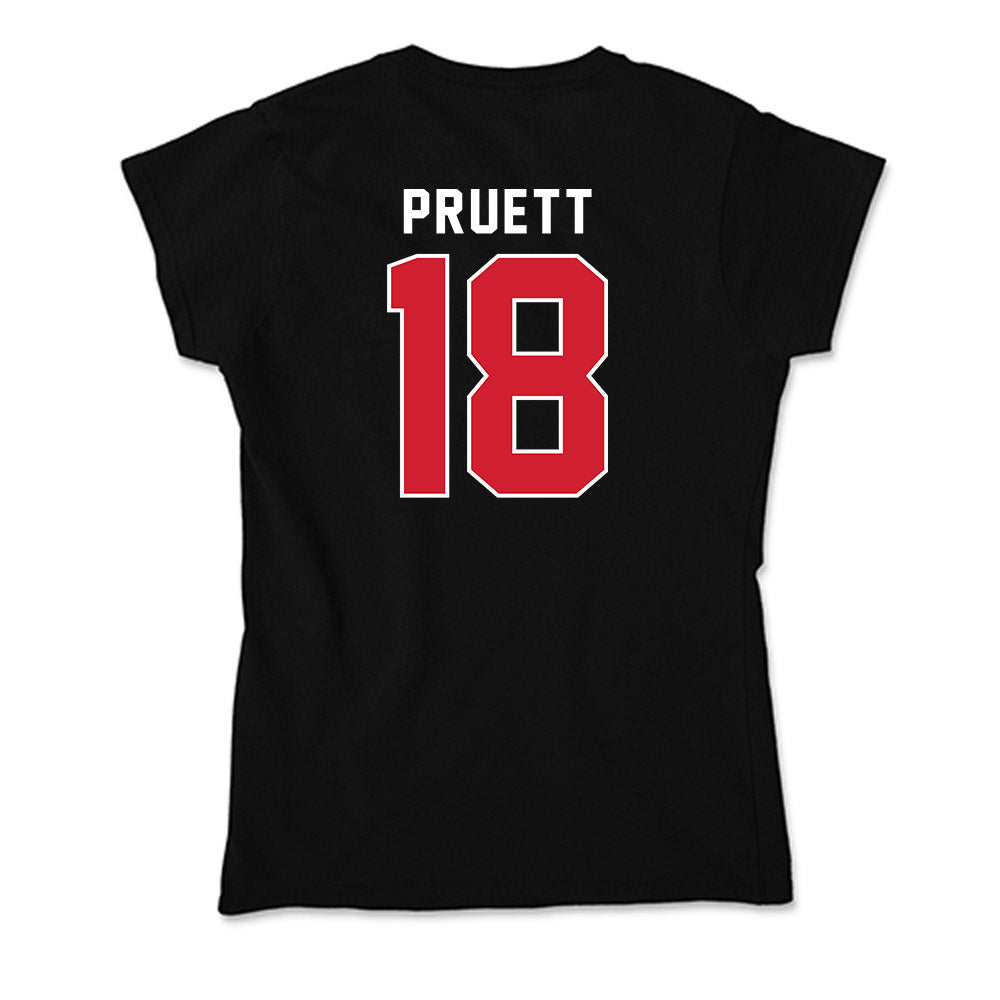 Eastern Washington - NCAA Football : Cole Pruett - Soft Style Women’s T-Shirt-1