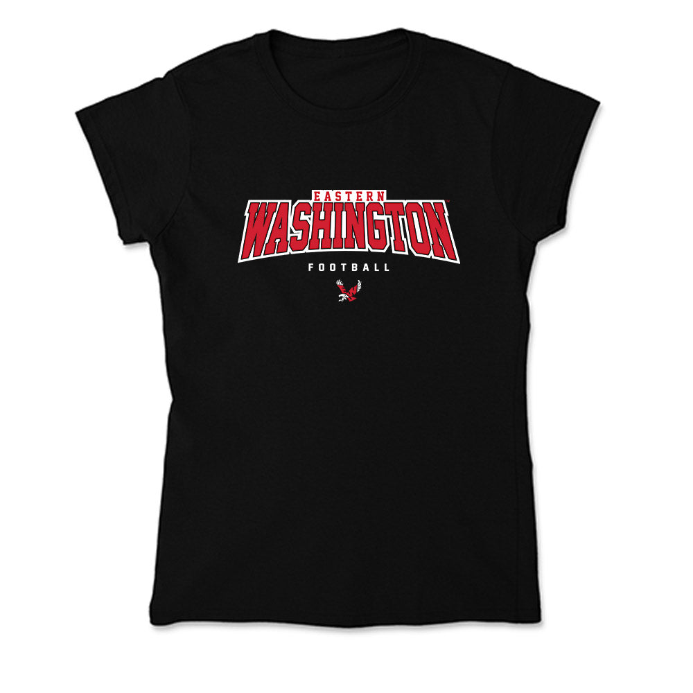 Eastern Washington - NCAA Football : Noah Cronquist - Soft Style Women’s T-Shirt-0