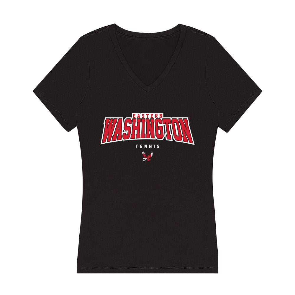 Eastern Washington - NCAA Women's Tennis : Maria Lopez Gomez - Women's V-Neck T-Shirt-0