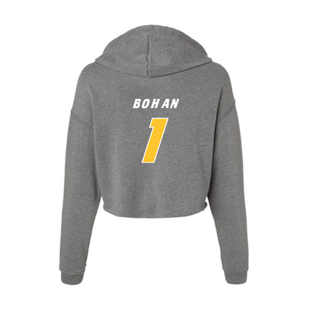 Hofstra - NCAA Men's Soccer : Sean Bohan - Women's Crop Fleece Hoodie-1