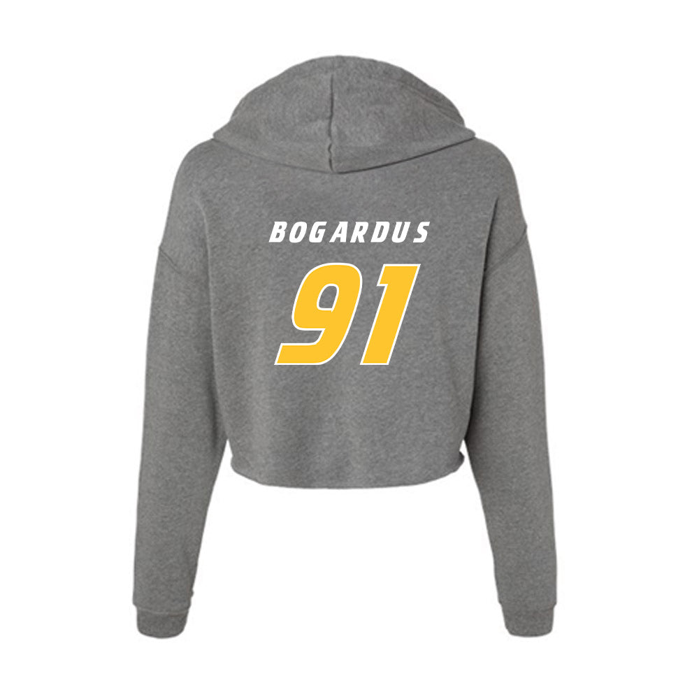 Hofstra - NCAA Men's Lacrosse : Drew Bogardus - Women's Crop Fleece Hoodie-1
