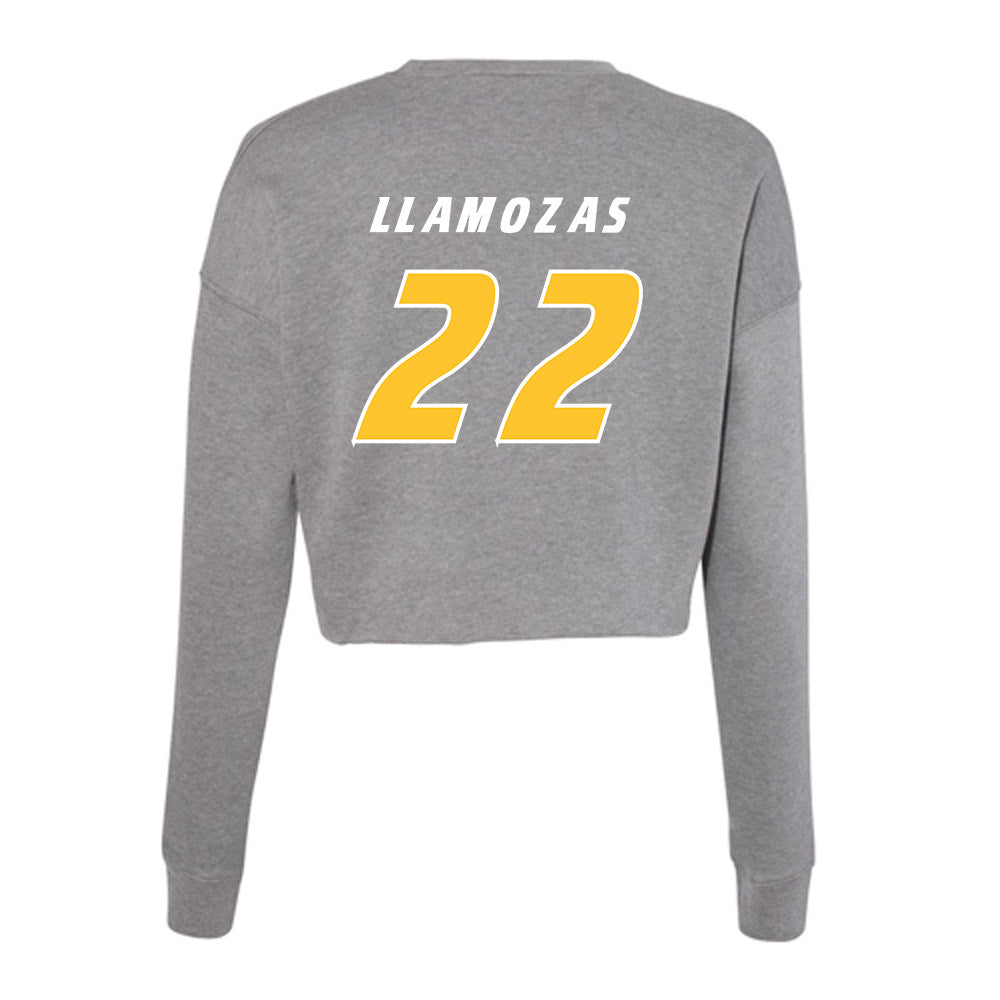Hofstra - NCAA Men's Soccer : Daniel Llamozas - Women's Cropped Crew Fleece-1