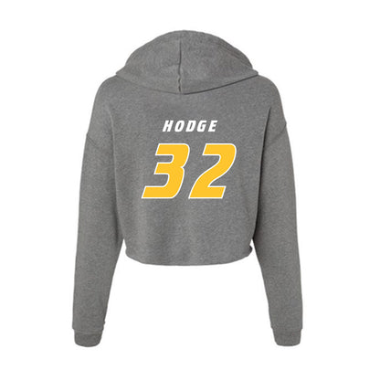 Hofstra - NCAA Women's Basketball : Michaela Hodge - Women's Crop Fleece Hoodie-1