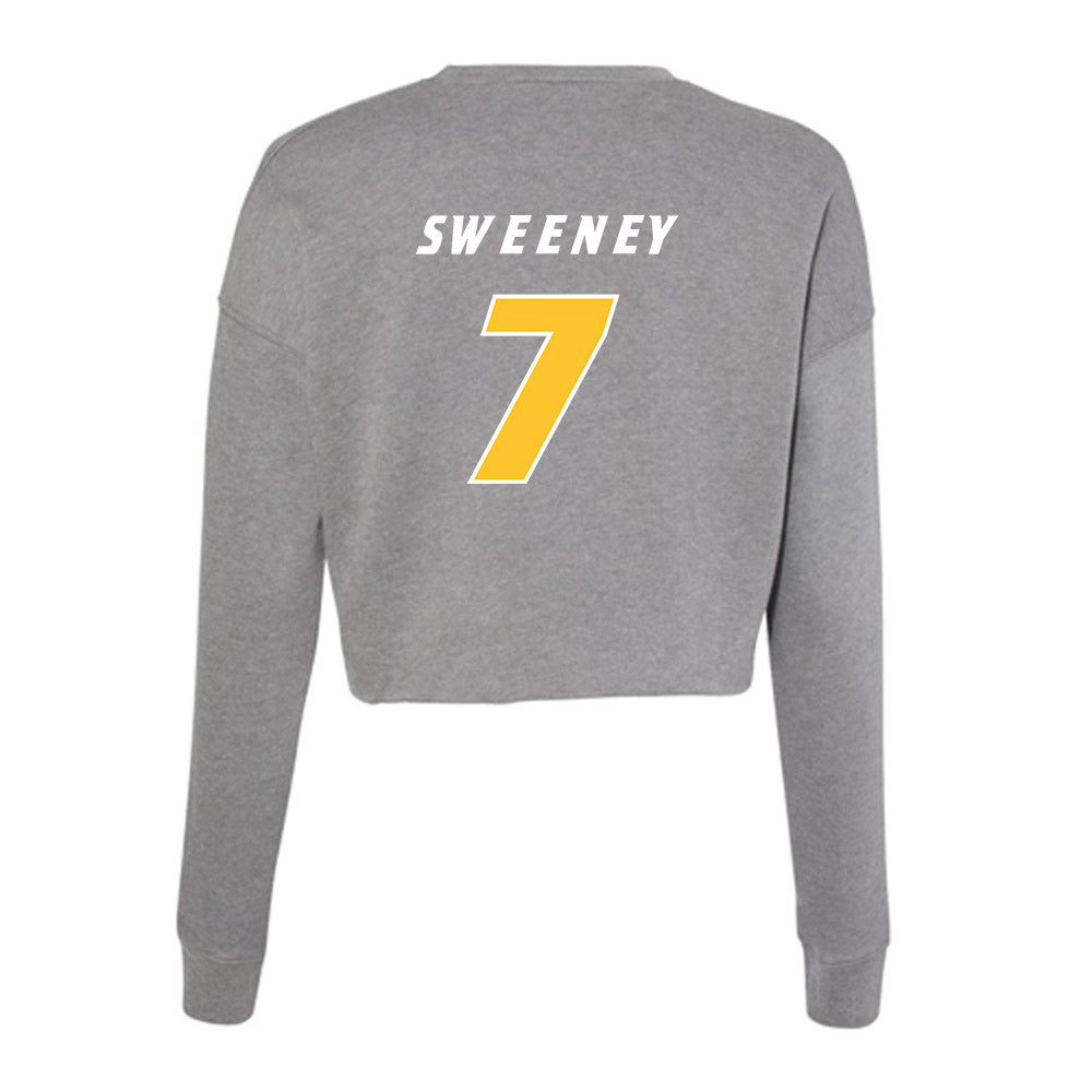 Hofstra - NCAA Baseball : Mike Sweeney - Women's Cropped Crew Fleece-1