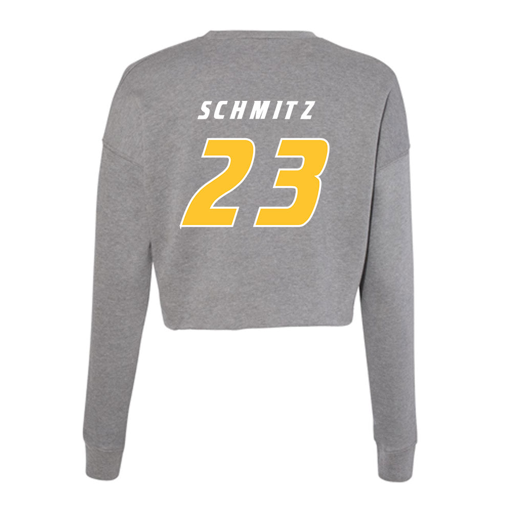 Hofstra - NCAA Men's Soccer : Carter Schmitz - Women's Cropped Crew Fleece-1